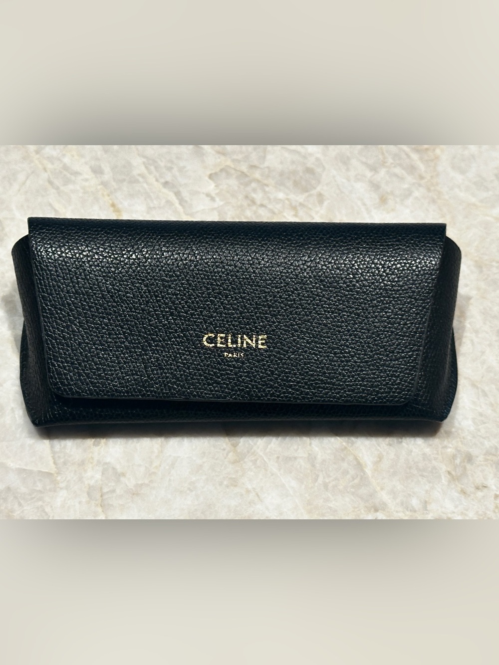 Celine TRIOMPHE Tortoise Oval Sunglasses with Dark Lenses - Picture 9 of 9